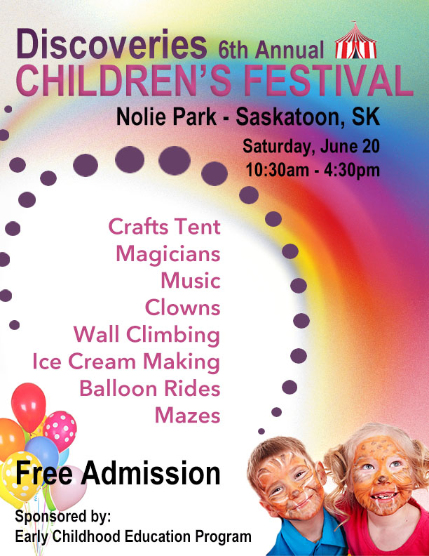 children's festival saskatoon poster