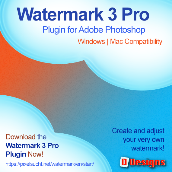 photoshop watermark plugin poster ad