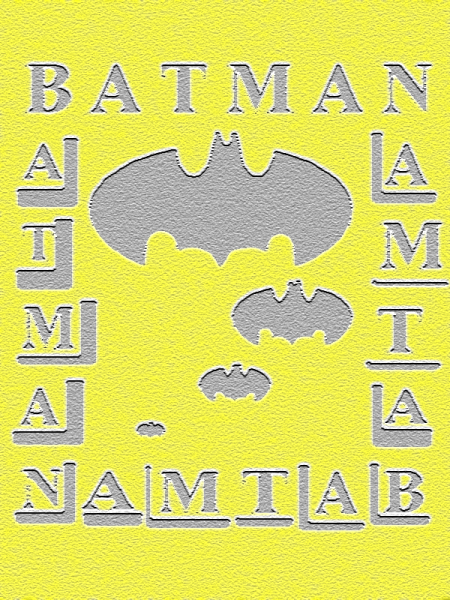 batman comic book style poster